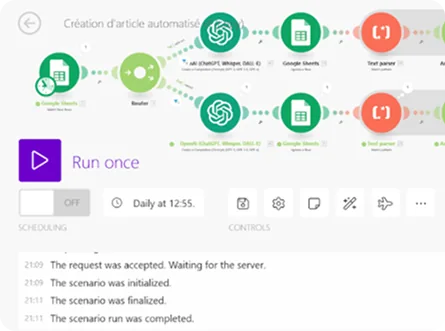 Automatisation — Make.com